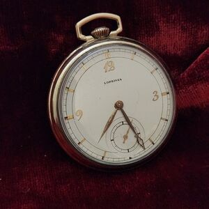 Vintage Longines 12k Gold Filled Pocket Watch